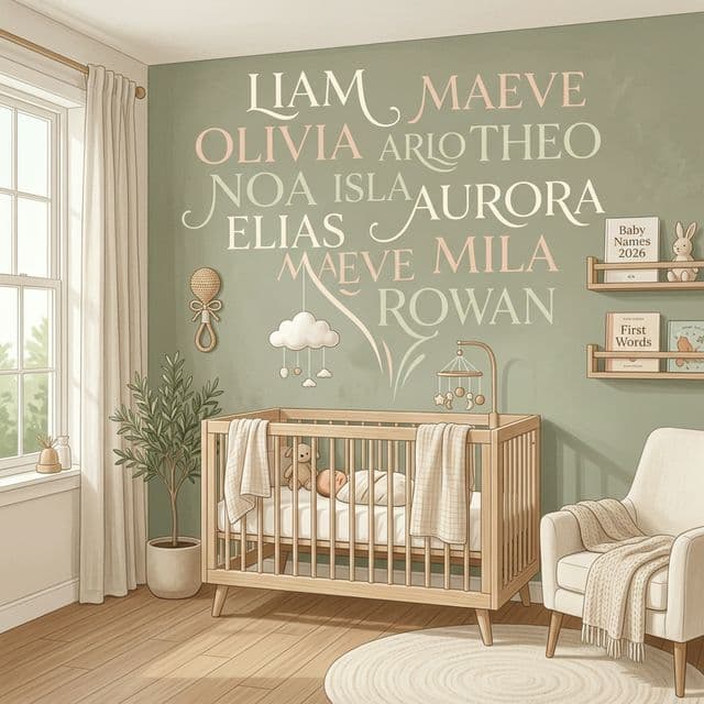 Las 10 tendencias en nombres de bebé para 2026 que debes conocer